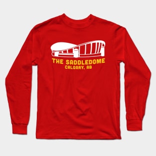 The Saddledome: Calgary, Alberta Long Sleeve T-Shirt